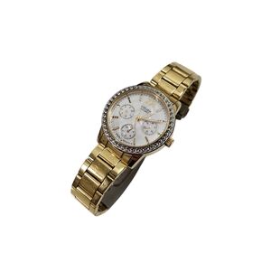 Citizen Womens Gold Tone Quartz Watch – Crystal Bezel